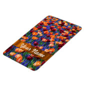 Farbige Tulpen Magnet (Linke Seite)