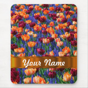 Farbige Tulpen Mousepad