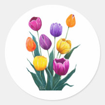 Farbige Tulpen