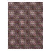 farbige Tupfen auf Schwarz Tischdecke (Vorderseite)