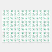 Farbige Twirbel Geschenkpapier Set (Vorderseite 3)