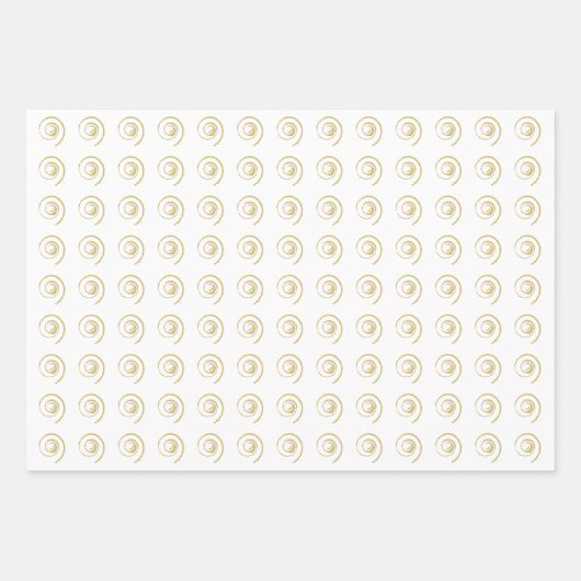 Farbige Twirbel Geschenkpapier Set (Vorderseite 2)