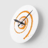 Farbige Twirbel Runde Wanduhr (Winkel)