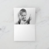 Farbige Typ Kids Dankeskarte (Innenseite)