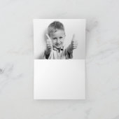 Farbige Typ Kids Dankeskarte (Innenseite)