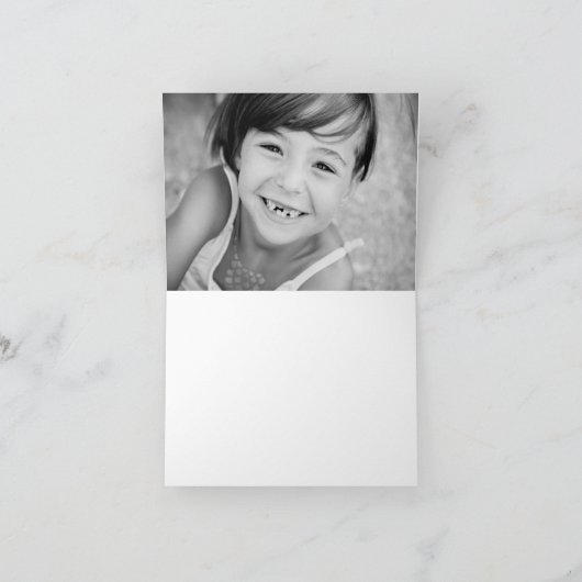 Farbige Typ Kids Dankeskarte (Innenseite)