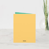 farbige Typografie gut durchgeführte Prüfungen Karte (Rückseite)