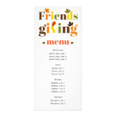 Farbige Typografie Werbekarte (Vorne)