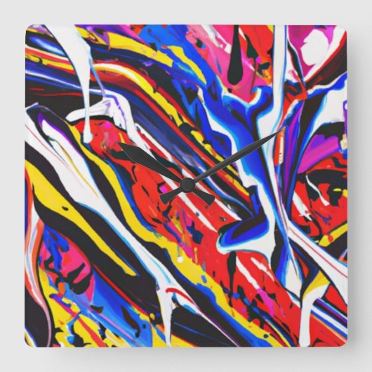 Farbige Uhr (Vorderseite)