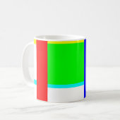 Farbige Umarmung Kaffeetasse (Vorderseite Links)