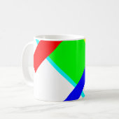 Farbige Umarmung Kaffeetasse (Vorderseite Links)