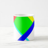 Farbige Umarmung Kaffeetasse (Mittel)