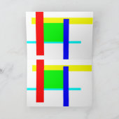 Farbige Umarmung Karte (Innenseite)