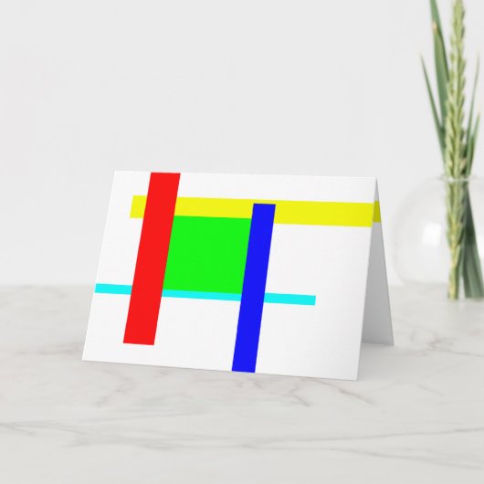 Farbige Umarmung Karte (Vorderseite)