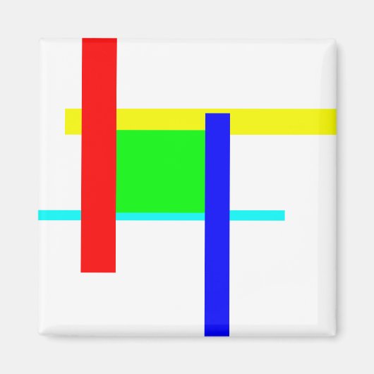 Farbige Umarmung Magnet (Vorne)