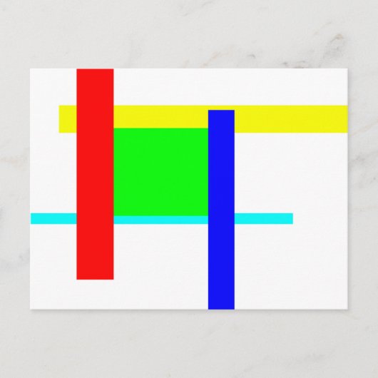 Farbige Umarmung Postkarte (Vorderseite)