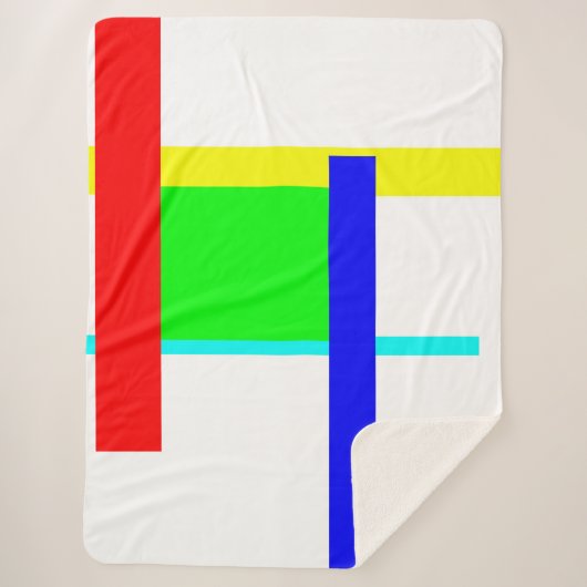 Farbige Umarmung Sherpadecke (Vorderseite)