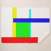 Farbige Umarmung Sherpadecke (Vorderseite (Horizontal))