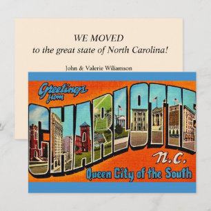 Farbige Umzugsankündigung Charlotte NC