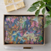 Farbige und Abstrakte Acryl-Blume Leinwand Seidenpapier (Geschenk)