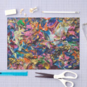 Farbige und Abstrakte Acryl-Blume Leinwand Seidenpapier (Handwerk)