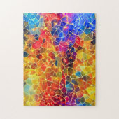 Farbige und leuchtende Mosaik Puzzle (Vertikal)
