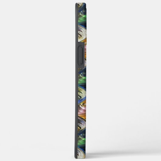 Farbige und polierte Fliesen aus Holz oder Stein Case-Mate iPhone Hülle (Rückseite / Rechts)