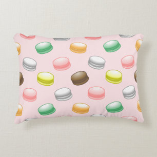 Farbige und schöne Macarons Dekokissen
