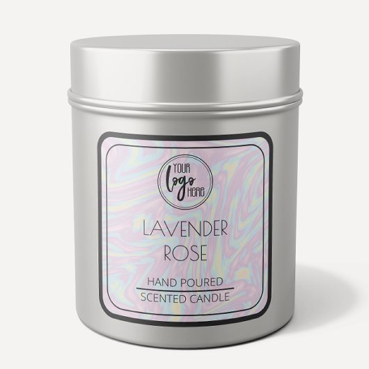 Farbige und schwarze Logo-Sockelmarke Quadratischer Aufkleber