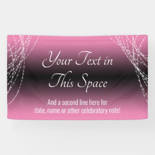 Farbige und schwarze Ombre-Leuchten fügen Ihren b Banner