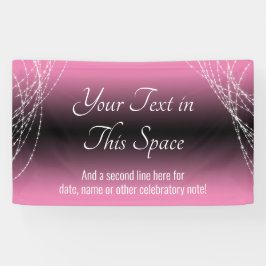 Farbige und schwarze Ombre-Leuchten hinzufügen Ihr Banner