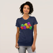 Farbige und süße moderne Gummibonbon T-Shirt (Vorne ganz)
