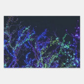 Farbige Urlaubsbeleuchtung Geschenkpapier Set (Vorderseite 2)