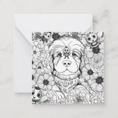 FARBIGE Valentinskarten Klassenzimmer Kinder Biene Mitteilungskarte (Rückseite)