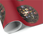 Farbige Vase der Blume - Arellano 1668 Geschenkpapier (Rolleneckpunkt)