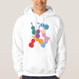 Farbige Veilchen Hoodie
