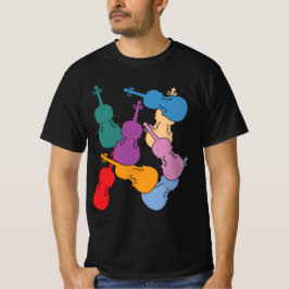 Farbige Veilchen T-Shirt