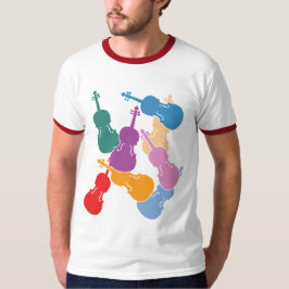 Farbige Veilchen T-Shirt