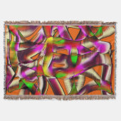 Farbige, verdrehte Ausschnitte rosa, eingekerbte K Decke (Vorderseite)