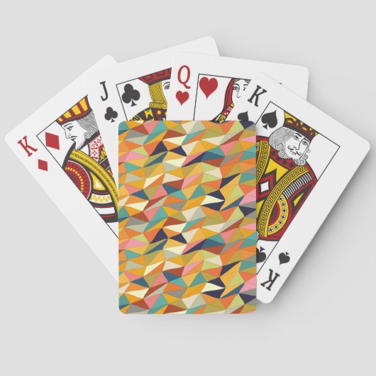 farbige Verflechtung Spielkarten (Rückseite)