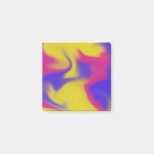 Farbige Verschmutzungen Post it Notes