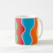 Farbige vertikale Linienführung Kaffeetasse (VorderseiteRechts)