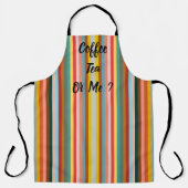 Farbige vertikale Retrostreifen Schürze (Vorderseite)