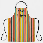 Farbige vertikale Retrostreifen Schürze (Vorderseite)