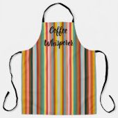 Farbige vertikale Retrostreifen Schürze (Vorderseite)