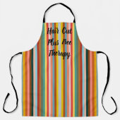 Farbige vertikale Retrostreifen Schürze (Vorderseite)