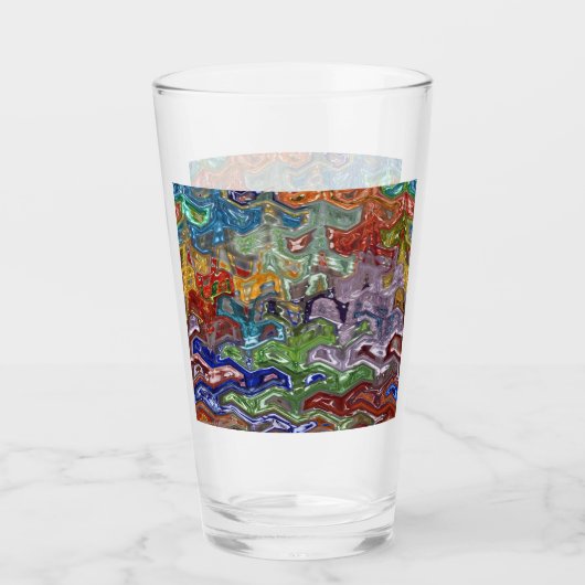 Farbige Vibrationen #77 Glas (Vorderseite)
