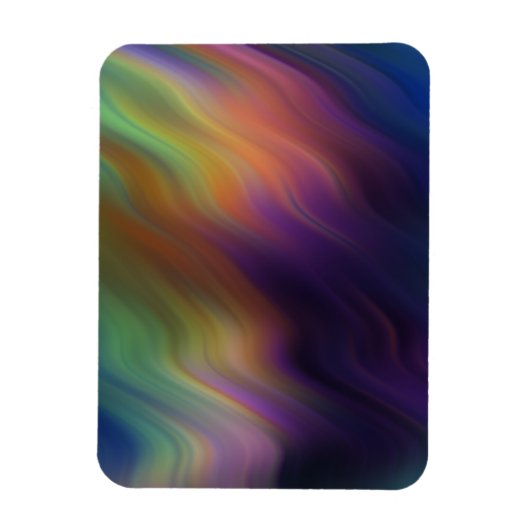 Farbige Vibrationen Magnet (Vertikal)