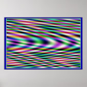 Farbige Vibrationen Poster (Vorne)