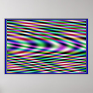 Farbige Vibrationen Poster